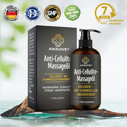 Awzlove® Luxuriöses Kollagen- & Pflanzenstammzellen Anti-Cellulite-Massageöl 🎉 (🔥 Nur für kurze Zeit: 70 % Rabatt!)