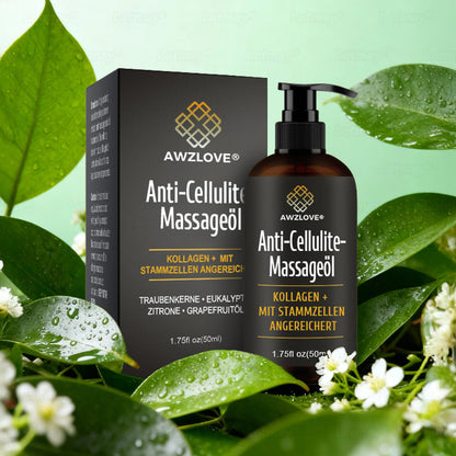 Awzlove® Luxuriöses Anti-Cellulite-Massageöl mit Kollagen und Stammzellen (🔥Nur für kurze Zeit 70 % reduziert!) 🌻🌻