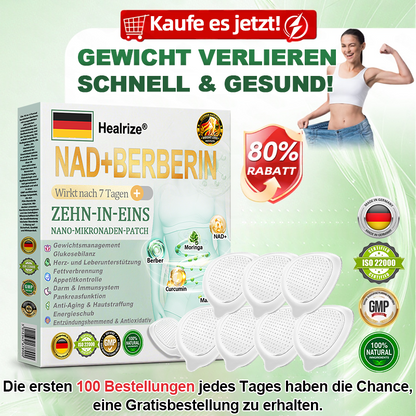 𝑶𝒇𝒇𝒊𝒄𝒊𝒂𝒍𝒆𝒓 𝑺𝒉𝒐𝒑 | 🩹👨‍⚕️ Healrize® 𝑴𝒐𝒓𝒊𝒏𝒈𝗮 · 𝗕𝗲𝗿𝗯𝗲𝗿𝗶𝗻 × 𝙉𝘼𝐃+ 𝟏𝟎-𝐢𝐧-𝟏 𝗔𝗱𝘃𝗂𝗲𝗿𝘁𝗲𝗿 𝙉𝙖𝙣𝙤-𝗠𝗶𝗸𝗿𝗼𝗻𝗮𝗱𝗲𝗹-𝗣𝗮𝘁𝗰𝗵 🇩🇪(sichtbare Veränderungen in 7 Tagen)✅ Geeignet bei: Adipositas, 🅛🅞🅞🅢🅔 🅢🅚🅘🅝 (schlaffer Haut), Diabetes, Schlafapnoe, Gelenkbeschwerden und mehr 💜