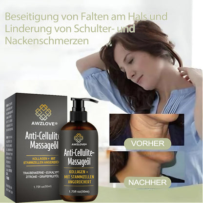 Awzlove® Luxuriöses Kollagen- & Pflanzenstammzellen Anti-Cellulite-Massageöl 🎉 (🔥 Nur für kurze Zeit: 70 % Rabatt!)