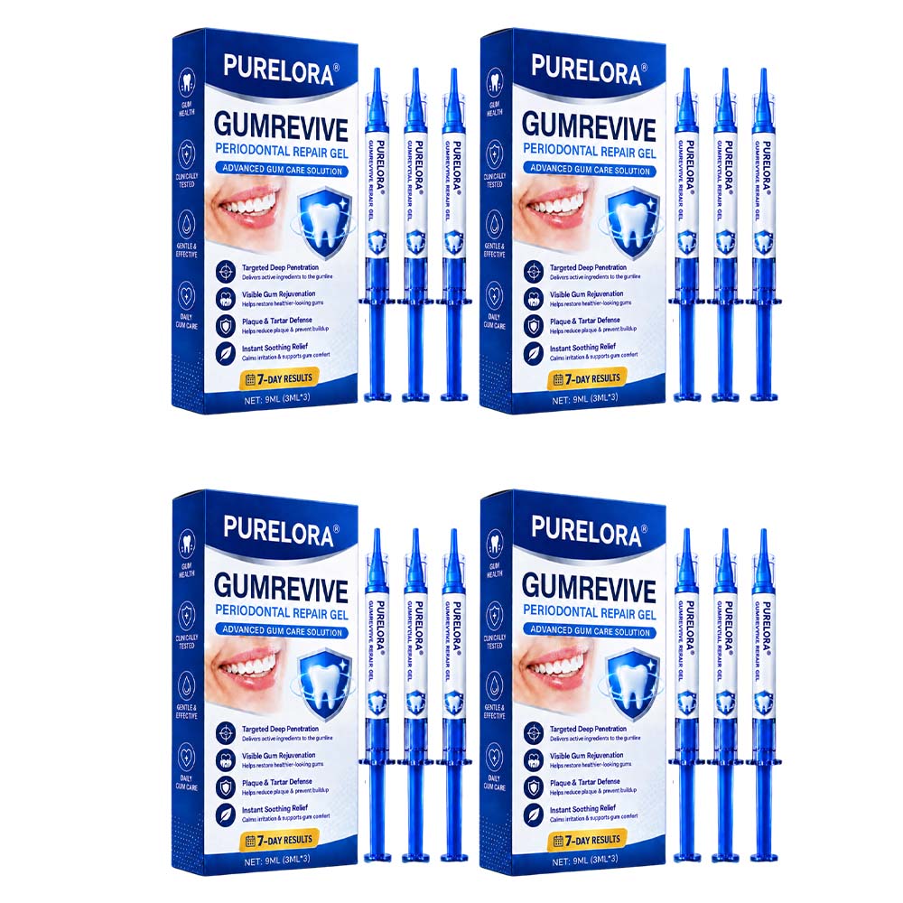 🦷 Healrize® GumRevive Gel zur Regeneration des Zahnhalteapparats (bei Zahnfleischbluten, Zahnfleischrückgang und lockeren Zähnen)