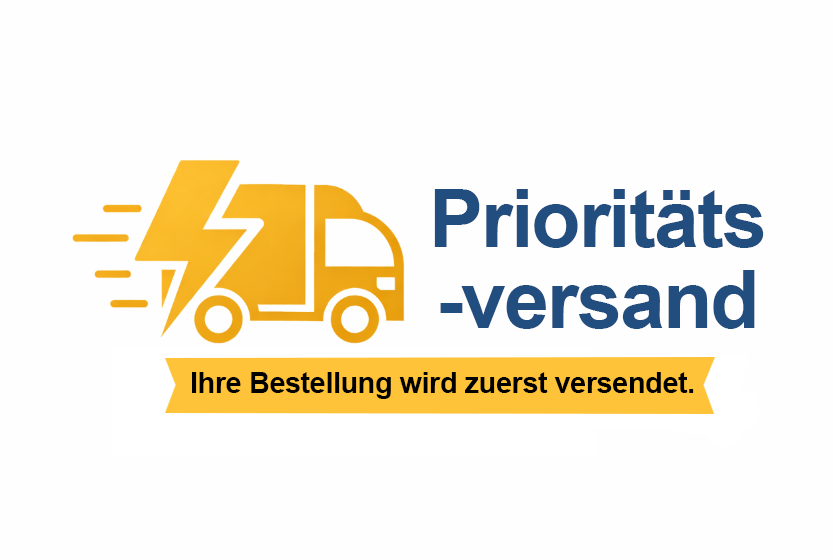⚡ Prioritätsversand – Ihre Bestellung wird zuerst versendet.