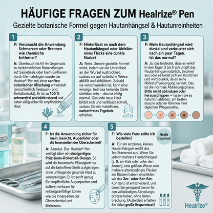 Healrize® 7-Tage Hautmal- & Flecken-Entferner 🍇(Schmerzfrei, Narbenfrei mit Rollball-Applikator)🍇