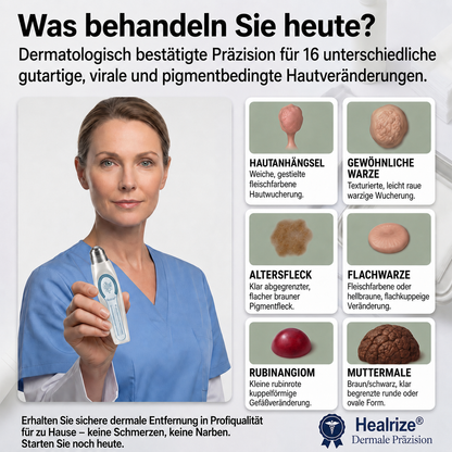 Healrize® 7-Tage Hautmal- & Flecken-Entferner 🍇(Schmerzfrei, Narbenfrei mit Rollball-Applikator)🍇